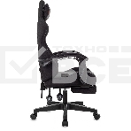 Кресло игровое Zombie Shadow черный Neo Black с подголов. крестов. пластик подст.для ног пластик черный, фото8