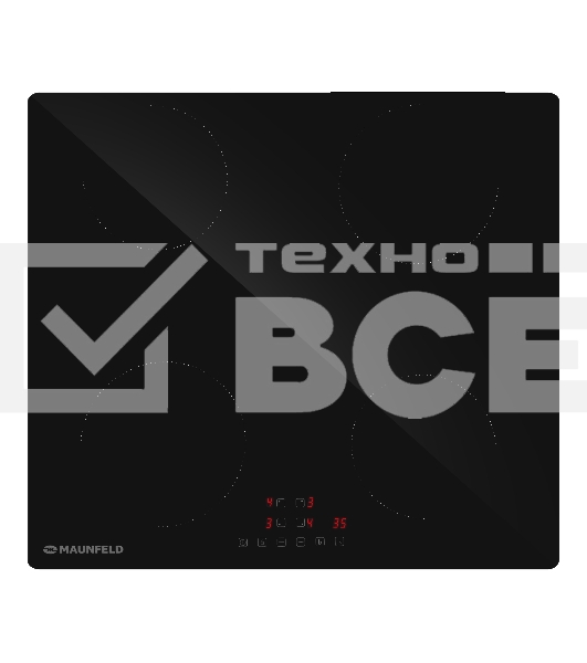 Индукционная варочная панель Maunfeld AVI594BK 7200 Вт, черный