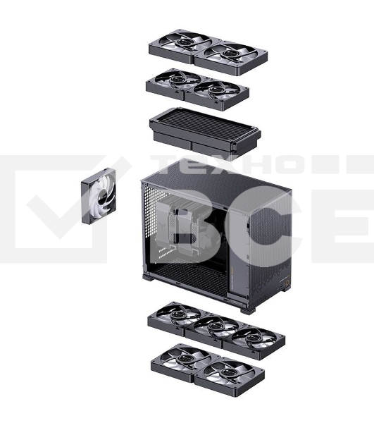 Корпус без блока питания JONSBO Computer Case D32 STD standard version black