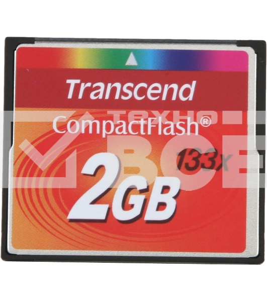 Флеш карта CF 2Gb 133x Type I Transcend (TS2GCF133)
