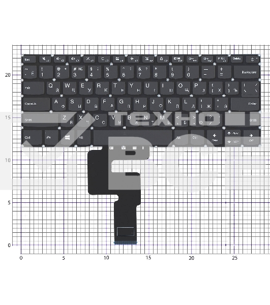 Клавиатура для Ноутбук Lenovo V14-IWL