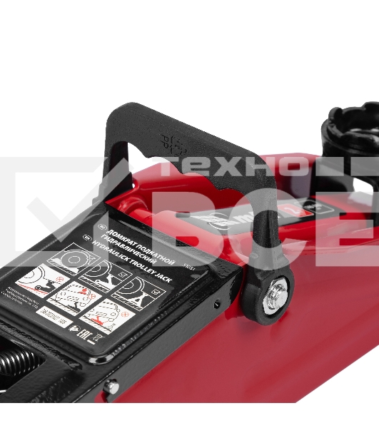 Домкрат гидравлический подкатной MTX 2 т, 140-340 мм, в пласт. кейсе