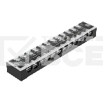 Блок зажимов клеммный Rexant БЗН ТВ-2512 2,5мм2 25A 12 пар, фото 1