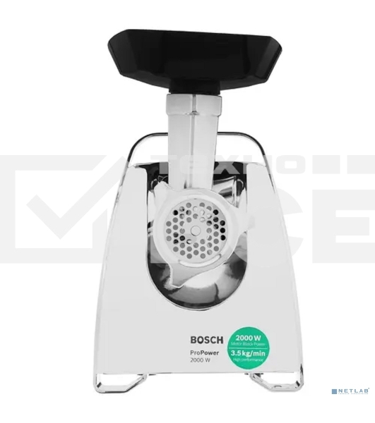 Мясорубка электрическая Bosch MFW67440 2000Вт черный/серебристый