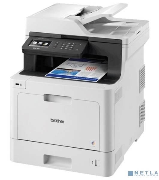 МФУ Brother DCP-L8410CDW, цветной светодиодный принтер/сканер/копир A4, сеть