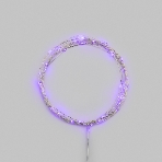 Гирлянда светодиодная Роса 5м 50 LED ФИОЛЕТОВЫЙ IP20 2хАА (в комплект не входят) NEON-NIGHT, фото 1