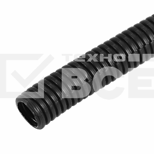 Трубa автомобильная гофрированная ПП, Ø9,8 мм, разрезная, бухта 50 м/уп.