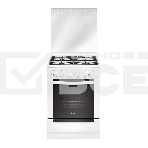 Плита газовая Gefest ПГ 6100-02 белый, конфорок 4 шт, духовка 52 л, 60 см x 85 см x 60 см, фото2