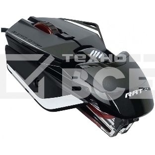 Мышь проводная Mad Catz R.A.T. 2+ черный, 5000 dpi, USB, кнопки - 3