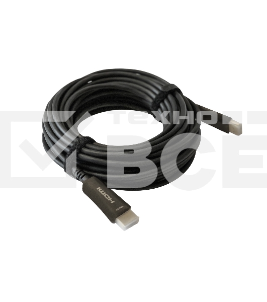 Кабель аудио-видео Digma HDMI 2.0 AOC HDMI (m)/HDMI (m) 20м. позолоченные контакты черный