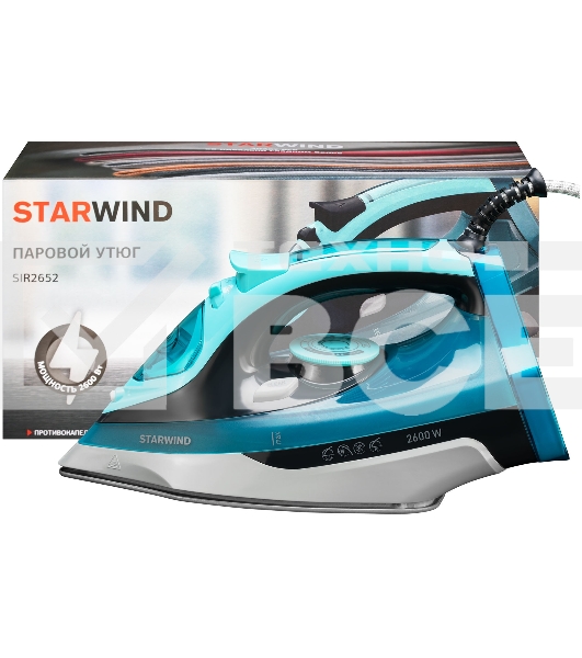 Утюг Starwind SIR2652 2600Вт бирюзовый/черный