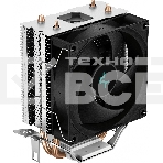 Кулер для процессора DEEPCOOL AG200 черный, 92 мм, алюминий/медь, 3050 об/мин, 30.5 дБ, 4 pin, 100 Вт, 133 мм, фото 1