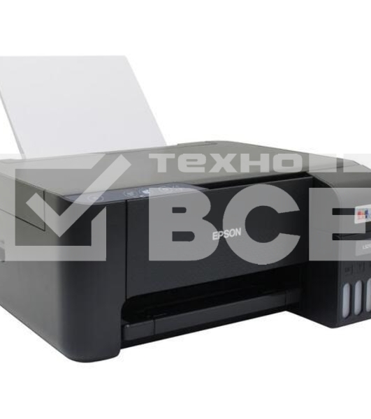 МФУ струйный Epson EcoTank L3211 (C11CJ68406), A4, цветной, печ. до 33 стр/мин. (ч/б) до 15 стр/мин. (цвет), скан. до 1.87 стр/мин. (ч/б) 5.45 стр/мин. (цвет), 5760 x 1440 dpi (печать) 600x1200dpi (скан.), USB