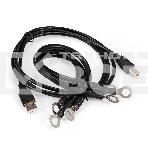 Комплект источника бесперебойного питания Exegate EX295990RUS + батарея 33Aч EX285664RUS 4шт (инвертор, синус, для котла) ExeGate SineTower SZ-3000.LCD.AVR.3SH.1C13.RJ.USB <3000VA/2400W, чистый синусоида, LCD дисплей, AVR, 3*Schuko+1*C13, RJ45/11, USB, линейно-интерактивный, Black> + батарея ExeGate HRL 12-33 (12В, 33Ач) 4шт, фото3