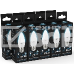 Лампа светодиодная Gauss 103102310 9.5Вт цок.:E27 свеча 220B 6500K св.свеч.бел.хол. (упак.:10шт), фото6