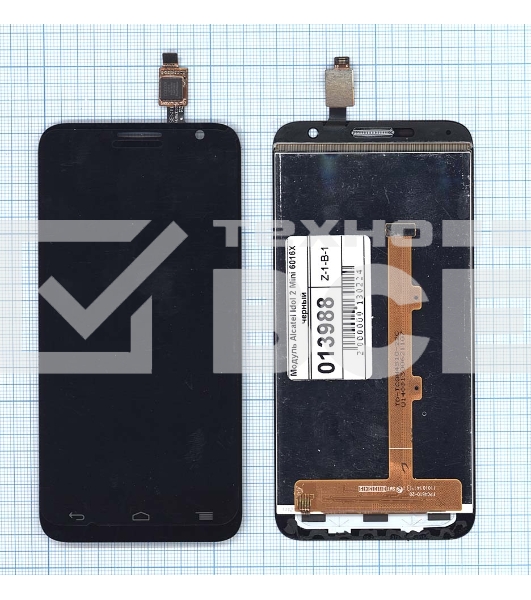 Дисплей для Alcatel Idol 2 Mini 6016D черный