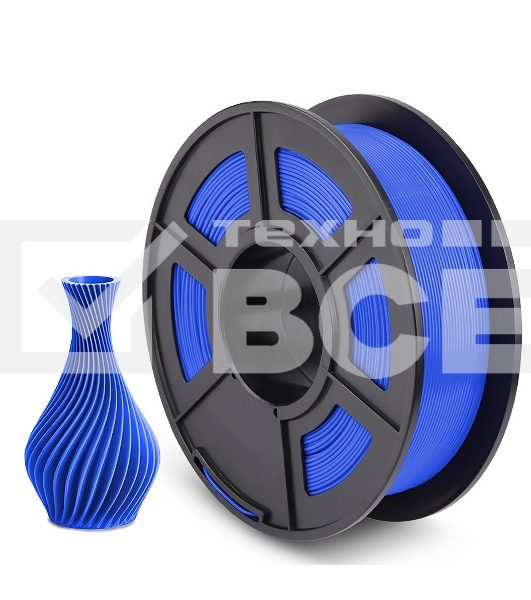 Филамент NVPRINT PLA+ Blue для 3D печати диаметр 1.75мм  длина 330 метров  масса 1 кг