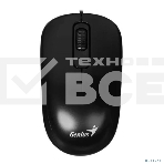 Мышь проводная Genius DX-110 черный, 1000 dpi, USB, кнопки - 3, фото2