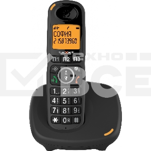 Радиотелефон teXet TX-D8905A черный