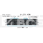 Серверный корпус 2U rackmount, EATX, ATX, Micro-ATX and Mini-ITX mb, 8*3.5