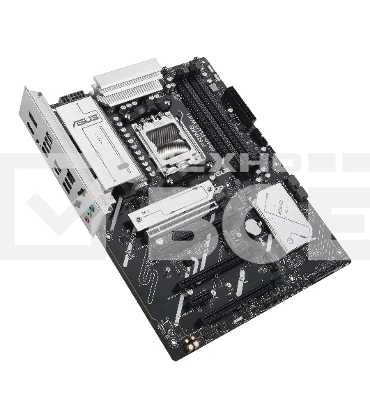 Материнская плата ASUS PRIME B840-PLUS WIFI, AM5, AMD B840, 4xDDR5, 4xSATA, 3xM.2, 1xPCIe 4.0 x16, 1xPCIe 3.0 x16, 2xPCIe 3.0 x16, 1xPCIe 3.0 x1, 1xDP, 1xHDMI, 1x 2.5Gb LAN, 8xUSB-A, 3x3.5 мм, 7.1, ATX