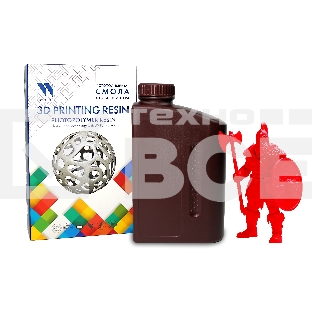 Фотополимерная смола NVPRINT Standard Resin Clear Red для 3D печати 1 кг (бут)