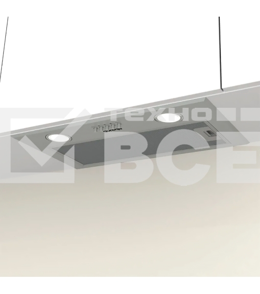 Вытяжка встраиваемая Gorenje BHI526E6X нержавеющая сталь, 52 см, 677 куб. м/ч, 61 дБ