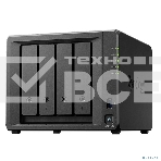 Сетевое хранилище Synology DiskStation DS925+ черный (AMD Ryzen V1500B/4Gb/4 pcs (3.5