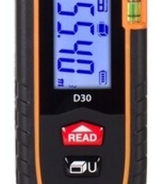 Лазерная рулетка RGK D30 дальность 0.3-30м точность ±2мм