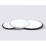 Потолочный светодиодный светильник Ambrella light FZ1235 BK черный IP44 48W 6400К D450*55 (Без ПДУ), фото5