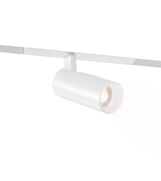 Трековый акцентный светильник Ambrella light GL8010 WH белый IP20 18W 3000-6000K 220V 24° D60*135
