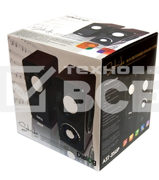 Колонки Dialog AST-25UP Black {2*3W RMS, активные} 