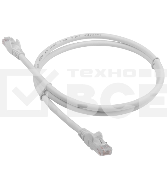 Патч-корд LANMASTER LSZH UTP кат.6, 3.0 м, белый