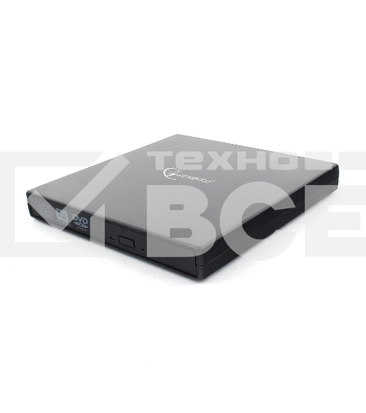 Оптический привод внешний с интерфейсом USB Gembird DVD-USB-02 пластик, черный
