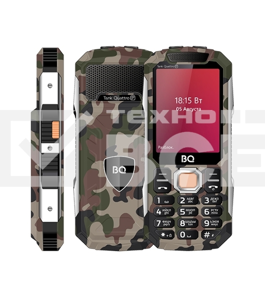 Мобильный телефон BQ 2817 Tank Quattro Power камуфляж