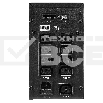 Источник бесперебойного питания CROWN Line Intractive CMU-SP1200IEC LCD USB 1200VA\720W, корпус металл, 2x12V/9AH, розетки 8*IEC, трансформатор AVR 140-290V, LCD-дисплей, cъемный кабель 1.2 м, порт RJ11/45, порт USB, защита: от перегрузки, от КЗ, от скачк, фото6