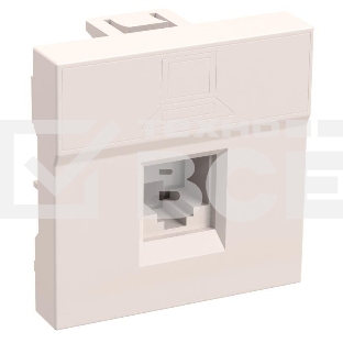 Розетка информационная РКИ-20-00-П RJ-45 UTP кат.5e (на 2 модуля) ПРАЙМЕР белая IEK