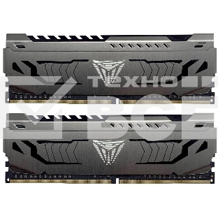 Оперативная память Patriot Viper Steel, DDR4, 16GB (2x8 GB), 3600 MHz, CL18, радиатор, чёрный