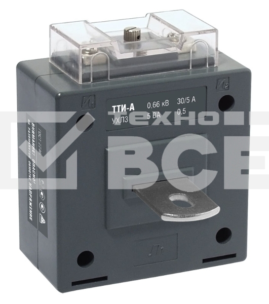 Трансформатор тока ТТИ-А 200/5А кл. точн. 0.5S 5В.А ИЭК ITT10-3-05-0200