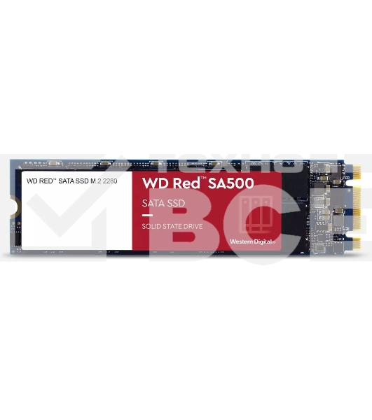 Накопитель SSD WD Red SA500 WDS500G1R0A, 500Gb, SATA III, 2.5