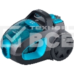 Пылесос SUPRA VCS-2440 бирюзовый/черный, 420/2450 Вт, уборка сухая, пылесборник контейнер 3 л, фото 1