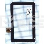 Сенсорное стекло (тачскрин) для Dns Air Tab E101. черное, фото2