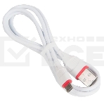Кабель USB BOROFONE BX17 для Micro USB, 2.4A, длина 1м, белый, фото2