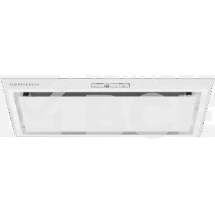 Встраиваемая вытяжка Kuppersberg INTRO 60 WHITE 60 см, 1000 м3/ч, отвод воздуха/рециркуляция, белый цвет