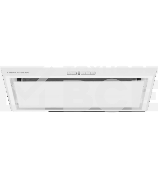 Встраиваемая вытяжка Kuppersberg INTRO 60 WHITE 60 см, 1000 м3/ч, отвод воздуха/рециркуляция, белый цвет