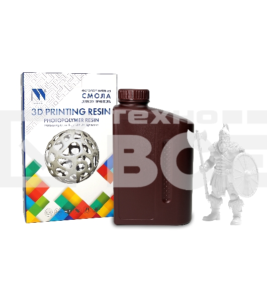 Фотополимерная смола NVPRINT Standard Resin Clear для 3D печати 1 кг (бут)