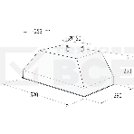 Вытяжка встраиваемая Gorenje BHI526E6X нержавеющая сталь, 52 см, 677 куб. м/ч, 61 дБ, фото7