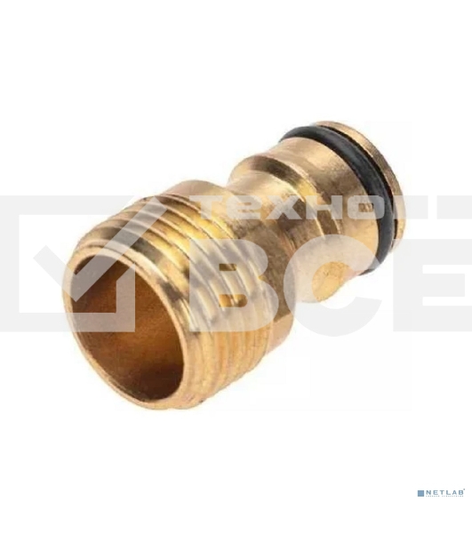 Адаптер латунный 1/2дюйм внешняя резьба ЧЕТЫРЕ СЕЗОНА 62-0276