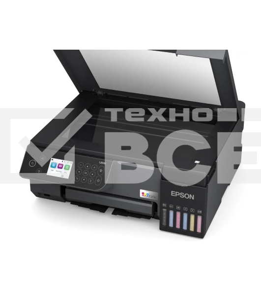 МФУ струйное Epson EcoTank L8100 (C11CK94***), A4, цветной, печ. до 8 стр/мин., 5760 x 1440 dpi (печ.), 1200x4800dpi (скан.), USB, Wi-Fi