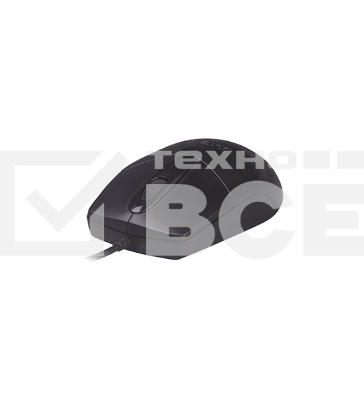 Мышь проводная A4Tech OP-720 черный, 1200 dpi, USB, кнопки - 3